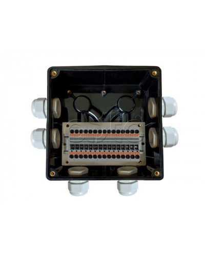 Коробка коммутационная усиленная 183х180х97 Гранд-АЯКС IP67/IP66, PUSH-IN Магнито-контакт во Владивостоке Распределительные коробки Pintop.ru