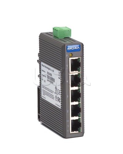 Коммутатор неуправляемый промышленный 5-портовый Moxa EDS-205A во Владивостоке Коммутаторы Pintop.ru
