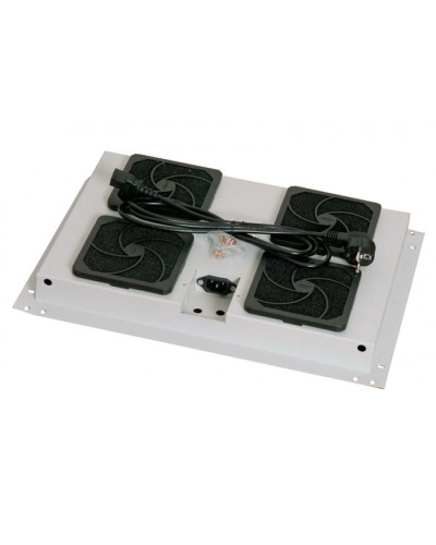 Панель вентиляционная с 4 вентиляторами Cabeus (TRAY-80) во Владивостоке Вентиляторные модули Pintop.ru