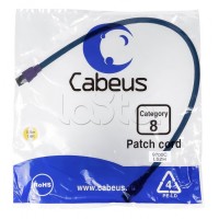 Патч-корд S/FTP Cabeus PC-SSTP-RJ45-Cat.8-0.5m-LSZH