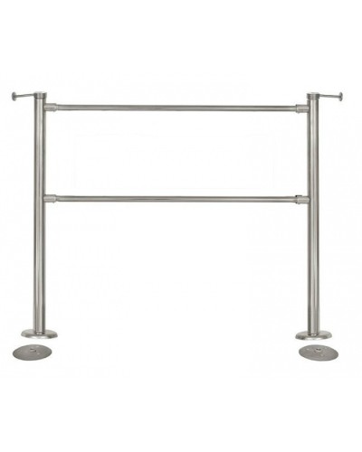 Стойка стационарная Ростов-Дон ОБ1/2-1 у (Хром) во Владивостоке Ограждения Pintop.ru