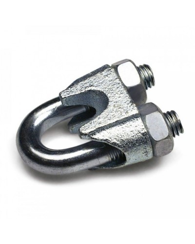 Зажим троса одинарный D6мм тип Слоник DIN 741 (100 шт/уп) Промрукав (PR08.3894) во Владивостоке Держатели, клипсы, скобы Pintop.ru