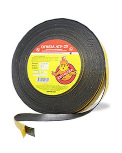 Лента термоуплотнительная Огнеза ОГНЕЗА-ЛТУ 2*20 мм., рулон 25 пог.м. во Владивостоке Дополнительное оборудование пожаротушения Pintop.ru