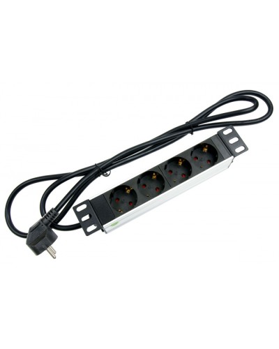 Блок евророзеток для 10 шкафов, горизонтальный, 4 розетки, 16 A Cabeus PDU-4P-2EU во Владивостоке Блоки розеток Pintop.ru