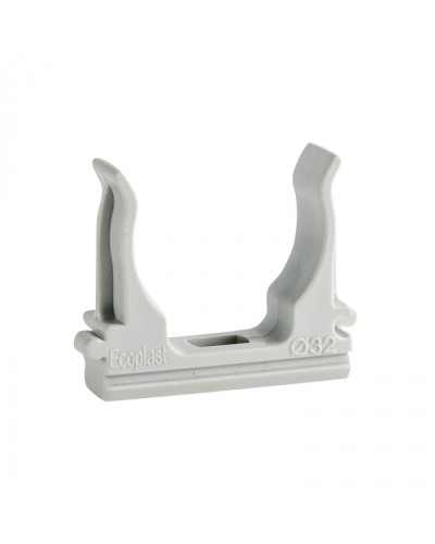CF32G Держатель (клипса), без галогена, для труб D32мм (10шт) Экопласт (41732-10HF) во Владивостоке Держатели, клипсы, скобы Pintop.ru