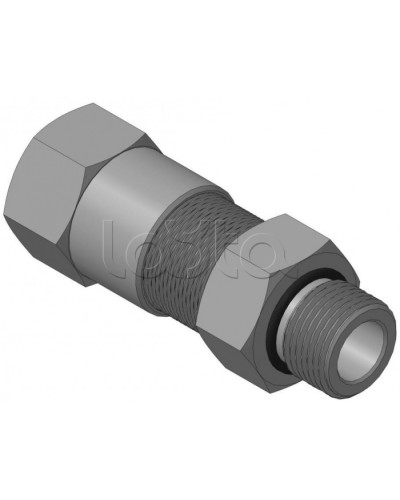 Кабельный ввод с резьбой G1/2 для открытой прокладки кабеля с проходным диаметром d=6-10 мм Спектрон КВН-10-М-G1/2 во Владивостоке Аксессуары для кабель-канала Pintop.ru