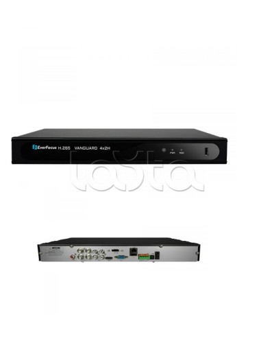 Видеорегистратор 4-канальный EverFocus VANGUARD II 4x2H во Владивостоке Видеорегистраторы гибридные Pintop.ru
