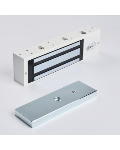 R-Lock RL-EM500-L0W - Электромагнитный замкок, 500кг, DC12/24B, цвет белый, RAL9016(белый) во Владивостоке Электромагнитные замки Pintop.ru