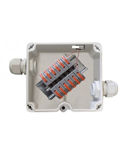 Коробка соединительная с тампером (датчиком вскрытия) КСП-Т СЕВЕР ПЛ.2.ПС.6-12. WagoАТФЕ.685552.110-01 ТУ Магнито-Контакт во Владивостоке Распределительные коробки Pintop.ru