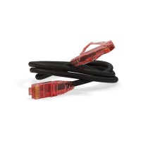 Патч-корд RJ45-RJ45, 4 пары, UTP, кат.5е, LSZH (5м) Hyperline PC-LPM-UTP-RJ45-RJ45-C5e-5M-LSZH-BK