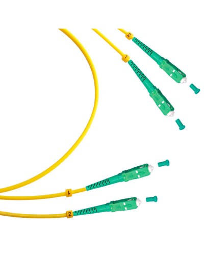 Шнур оптический duplex SC/APC-SC/APC 9/125 sm 10м LSZH Cabeus FOP(d)-9-SC/APC-SC/APC-10m во Владивостоке Патч-корды оптические Pintop.ru