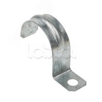 Скоба металлическая однолапковая d38-40мм IEK (50 шт/упак.) (CMAT10-38-100)