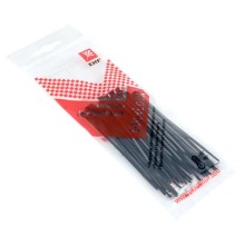 Хомут P6.6 стандартный (ч), 2.5x100 (50шт) FlexLock PROxima EKF (plc-fl-ctsb-2.5x100-r)