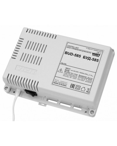 Блок управления и питания периметрового домофона VIZIT БУД-585 во Владивостоке Блоки управления многоабонентные Pintop.ru