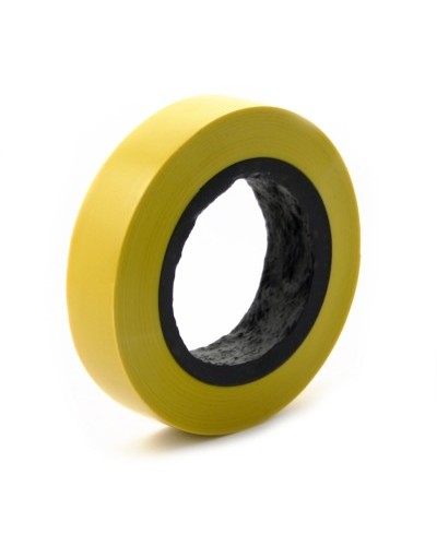 Изолента ПВХ 20 метров ширина 19мм (Желтый) ПожТехКабель PTK-Accessories во Владивостоке Стяжки-хомуты Pintop.ru