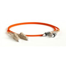 Патч-корд волоконно-оптический Hyperline FC-D2-50-MTRJM/PR-SC/PR-H-5M-LSZH-OR