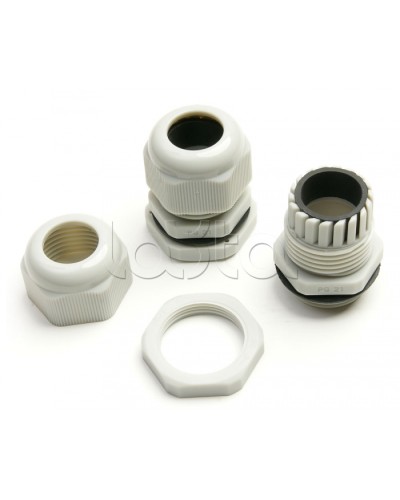 Ввод кабельный (под кабель D13-18 мм) Cabeus PG-21 во Владивостоке Аксессуары для кабель-канала Pintop.ru