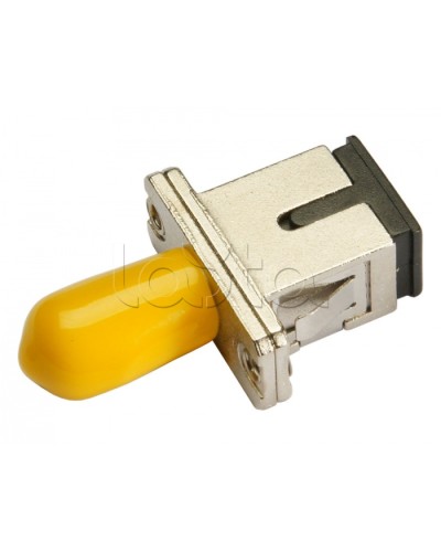 Соединитель проходной ST-SC, SM(для одномодового кабеля), simplex Cabeus ST-SC-SM во Владивостоке Проходные адаптеры и розетки оптические Pintop.ru