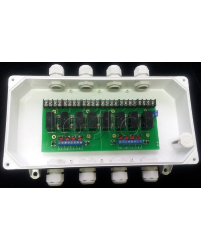 Устройство управления и коммутации Магнито-Контакт УУК-24-08 во Владивостоке Модули сопряжения Pintop.ru