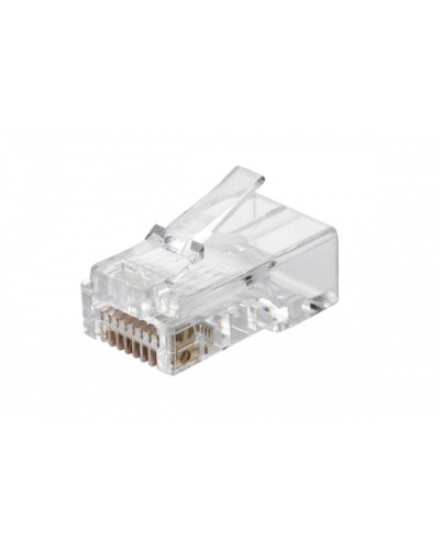 Вилка RJ45 Q-PLUG, категория 6, UTP, для полевой установки, без цвета, упаковка 50 штук Eurolan (13A-U6-11WT) во Владивостоке Коннекторы и разъемы Pintop.ru