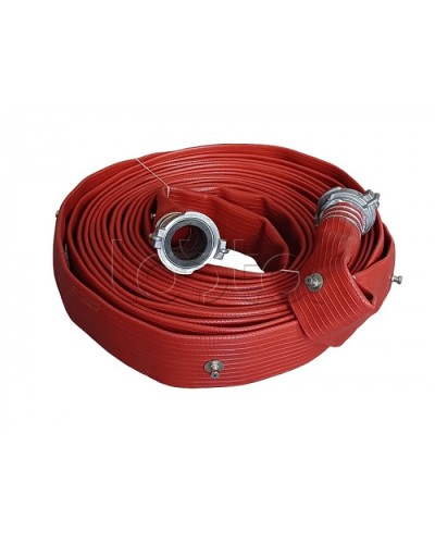 Магнито-Контакт Рукав пожарный перфорированный с дюзами РПМ(Д)-80-1,6-ИМ-УХЛ1 с головками ГР-80 ал, для создания водяных завес во Владивостоке Пожарные рукава Pintop.ru