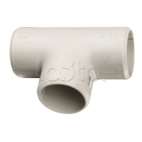 Тройник соединительный для трубы (32 мм) (10 шт.) EKF-Plast (tr-t-32)