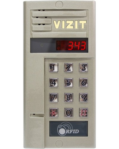 Блок вызова Vizit БВД-343FCPW во Владивостоке Блоки вызова многоабонентные Pintop.ru