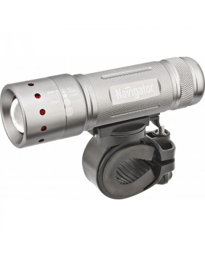Фонарь Navigator 94 964 NPT-B01-3AAA Вело. 2 крепл. CREE 1LEDх5Вт, фокус, блист. во Владивостоке Источники света(Лампы) Pintop.ru
