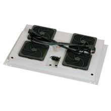 Панель вентиляционная с 4 вентиляторами Cabeus (TRAY-80)