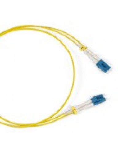Патч-корд волоконно-оптический SM 9/125 (OS2), LC/UPC-LC/UPC, duplex, LSZH, 1 м Hyperline FC-D2-9-LC/UR-LC/UR-H-1M-LSZH-YL (FC-9-LC-LC-UPC-1M) во Владивостоке Патч-корды оптические Pintop.ru