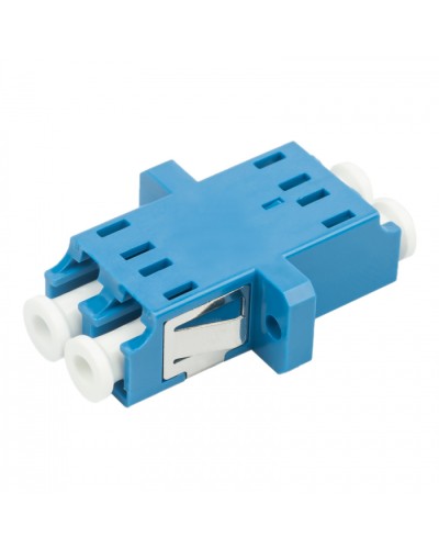 Адаптер оптический проходной LC-LC, OS2, дуплекс (duplex), синий Datarex DR-541102 во Владивостоке Коммутационные изделия Pintop.ru