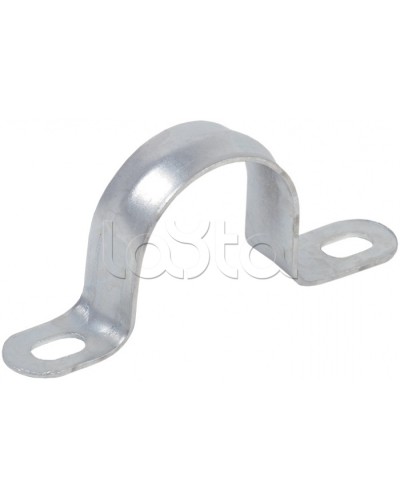 Скоба двухлапковая d31-32 IEK CMAT11-31-100 во Владивостоке Держатели, клипсы, скобы Pintop.ru