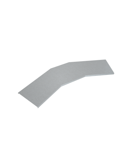 Крышка лестничного горизонтального угла 45 гр. 100 мм HD КМ-Профиль (KLGL45-100 HD) во Владивостоке Аксессуары для лотков Pintop.ru