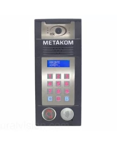 Многоабонентый антивандальный блок вызова со встроенной гибридной видеокамерой Метаком MК2018-MFCGVH во Владивостоке Блоки вызова многоабонентные Pintop.ru