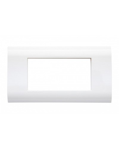 Рамка для модулей 22,5x45,0 мм 4 модуля, белая Eurolan (16M-00-04WT) во Владивостоке Комбинированные настенные розетки Pintop.ru