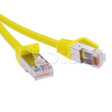 Патч-корд экранированный CAT5E F/UTP 4х2, LSZH, желтый, 1.5м DKC RN5EFU4515YL