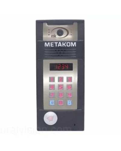 Многоабонентый антивандальный блок вызова со встроенной гибридной видеокамерой Метаком во Владивостоке Блоки вызова многоабонентные Pintop.ru