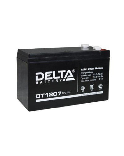Аккумулятор свинцово-кислотный Delta DT 1207 во Владивостоке Электротехническое оборудование Pintop.ru
