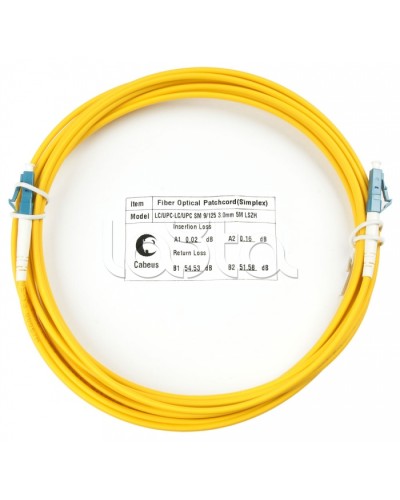 Шнур оптический simplex LC-LC 9/125 sm 5м LSZH Cabeus FOP(s)-9-LC-LC-5m во Владивостоке Патч-корды оптические Pintop.ru