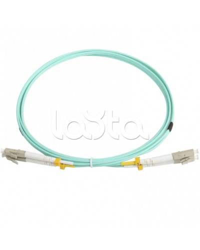 Патч-корд волоконно-оптический MM 50/125(OM3), LC-LC, duplex, LSZH, 2 м Hyperline FC-D2-503-LC/PR-LC/PR-H-2M-LSZH-AQ (FC-503-LC-LC-10G-2M) во Владивостоке Патч-корды оптические Pintop.ru