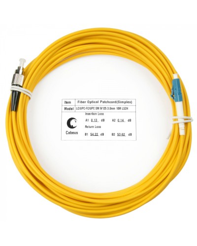 Шнур оптический simplex LC-FC 9/125 sm 20м LSZH Cabeus FOP(s)-9-LC-FC-20m во Владивостоке Патч-корды оптические Pintop.ru