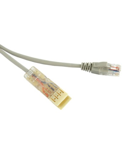 Патч-корд 110 тип-RJ45 Hyperline (PC-110-RJ45-2P-CX-2M-LSZH-GY) во Владивостоке Патчкорды (медные) Pintop.ru