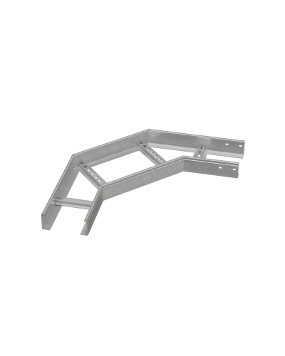 Угол лестничный горизонтальный 90 гр. 80х600х1,2 мм INOX304 N КМ-Профиль (LGL90-80-600-1.2 INOX304 N) во Владивостоке Аксессуары для лотков Pintop.ru