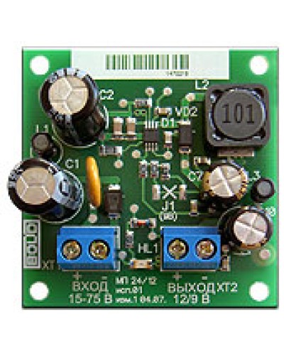 Модуль преобразователя Болид МП 24/12В исп.01 во Владивостоке Электротехническое оборудование Pintop.ru