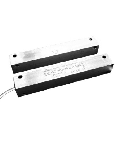 Извещатель охранный точечный магнитоконтактный Магнито-Контакт ИО 102-26 исп.104 (металлорукав из нержавеющей стали) во Владивостоке Извещатели охранные Pintop.ru