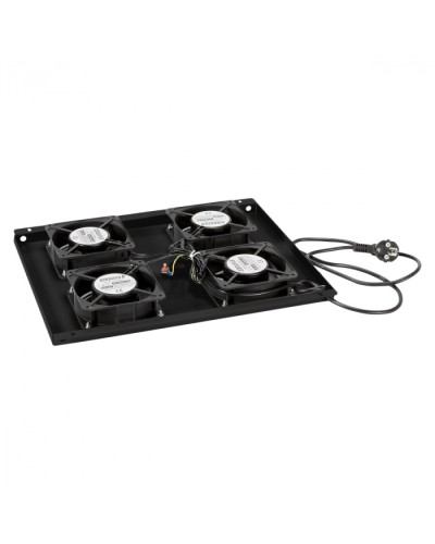 Панель вентиляционная с 4 вентиляторами Cabeus TRAY-60-BK во Владивостоке Вентиляторные модули Pintop.ru