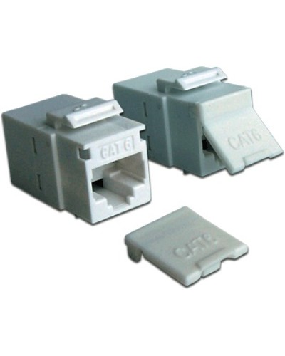 Повторитель портов RJ-45, неэкранированный, кат.6, формата Keystone, белый LANMASTER LAN-KCP45U6-WH во Владивостоке Проходные адаптеры Pintop.ru