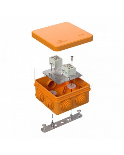 Коробка огнестойкая для о/п 40-0210-FR6.0-4 Е15-Е120 80х80х40 Промрукав во Владивостоке Огнестойкие кабельные линии Pintop.ru