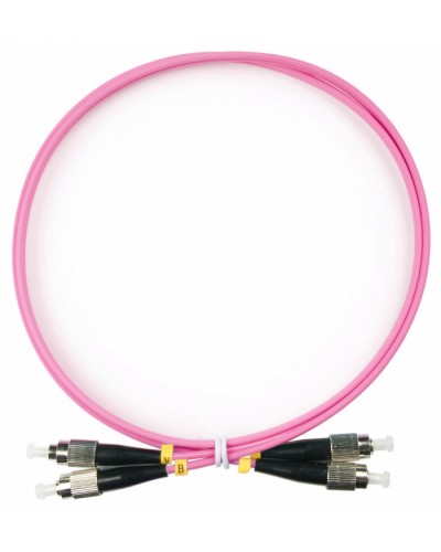 Шнур оптический duplex FC-FC 50/125 mm OM4 1м LSZH во Владивостоке Патч-корды оптические Pintop.ru