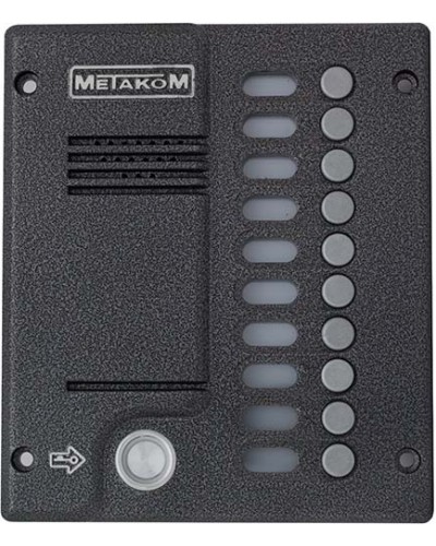 Блок вызова домофона Метаком MК10.2-TM4EVN во Владивостоке Вызывные видеопанели малоабонентные Pintop.ru